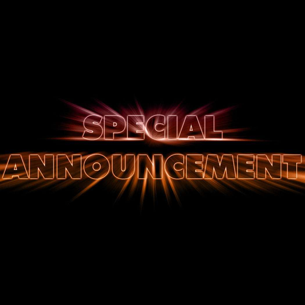 👋Special Announcement🎉